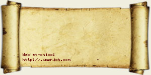 Tina Vujinović vizit kartica